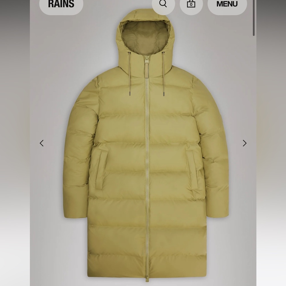 Rains Alta Longer Puffer Jacket
